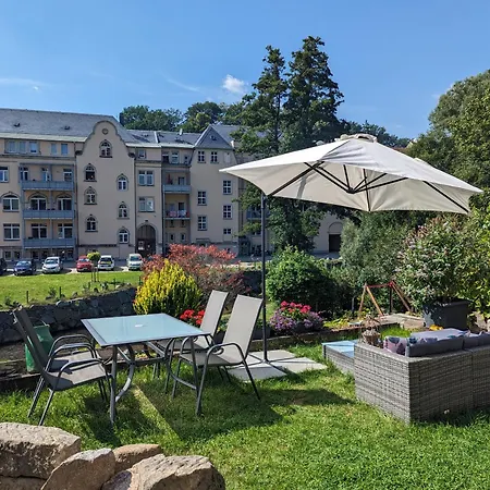 F2 - Urlaubsmagie Sauna, Whirlpool, Pool & Garten 公寓