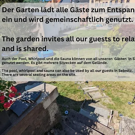 F2 - Urlaubsmagie Sauna, Pool & Garten Appartamento Sebnitz