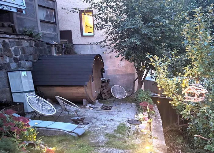 Appartement F2 - Urlaubsmagie Sauna, Pool & Garten Sebnitz