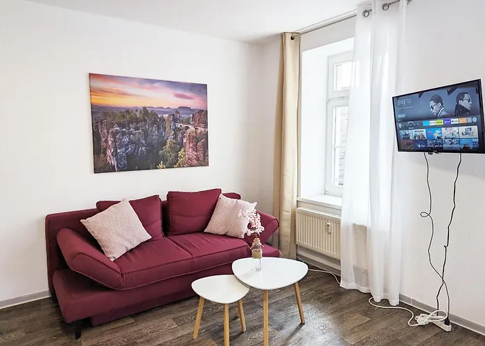 F2 - Urlaubsmagie Sauna, Pool & Garten Sebnitz