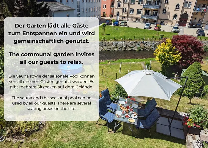 Appartement F2 - Urlaubsmagie Sauna, Pool & Garten